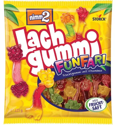 Image de nimm2® 388220 nimm2® Lachgummi FunFari Fruchtgummi 225,0 g
