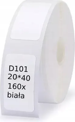 Produktbild von NIIMBOT Etiketten Aufkleber für D101 20*40mm 160 stücke