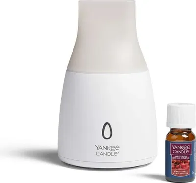 Produktbild von Yankee Candle Ultraschall Diffuser Black Cherry 10 ml, Duftflasche, Ultraschall-Aroma-Diffusor, 8 h