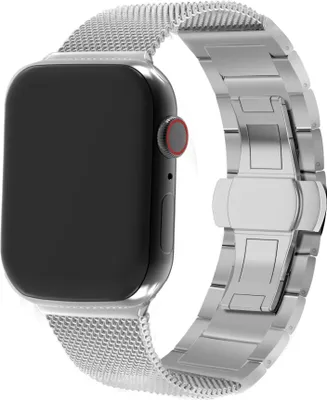 Produktbild von Strap-it Apple Watch Milanese Stahlarmband (Silber)