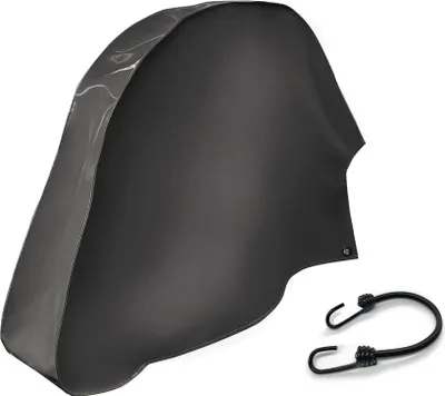 Produktbild von Deichselhaube aus Premium LKW PVC Plane, 680g/m², (Anthrazit RAL7016, 75x60x10cm für gebremste Deichseln), Universal Deichselschutz, Deichelabdeckung