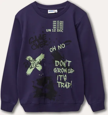 Produktbild von Jungen-Sweatshirt Game Over - Lila - 146