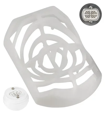 Productafbeelding van Haarzeef doucheafvoer - Zwart - Domoplex 6928 en 6929 - Dompelbuis - Ø 52 mm