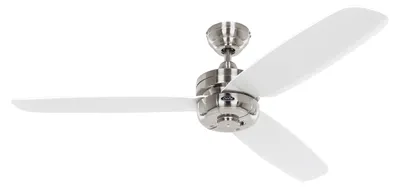 Immagine prodotto di Ventilatore da soffitto con telecomando Night Flight Cromo / Bianco 132 cm