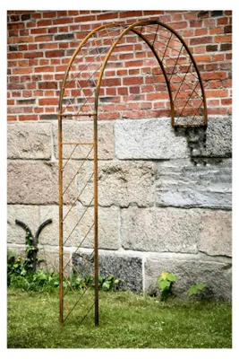 Produktbild von Wandrosenbogen Metall Porto groß, Breite: 150 cm, Rost
