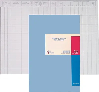 Produktbild von KÖNIG & EBHARDT Waren und Rechnungseingangsbuch DIN A4 40 Blatt