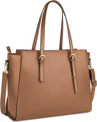 Immagine prodotto di NEWHEY Borsa da donna grande borsa a tracolla nera per computer portatile da 15,6 pollici