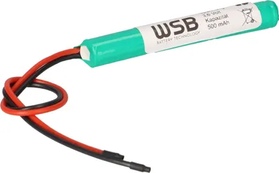 Produktbild von 3,6V Akkupack für Notleuchten 500mAh L1x3 20cm Kabel