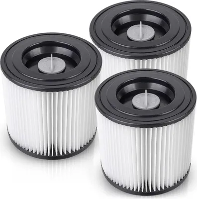 Image de 3 filtres lavables pour l'aspirateur Krcher A2004 WD 3.200 NT 27/1 SE 4001 WD2 MV WD3 3200 (remplace la rfrence 6.414-552.0)