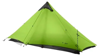 Produktbild von Trekkingzelt, ultraleicht, hoher Wasserdichtigkeitsindex, Grün-3 Saison