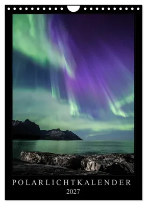 Produktbild von Polarlichtkalender (Wandkalender 2027 DIN A4 hoch), CALVENDO Monatskalender