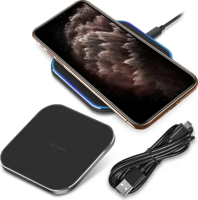 Produktbild von Induktives Schnell Ladegerät Apple iPhone 11 Pro Max QI Wireless Laden Kabellos