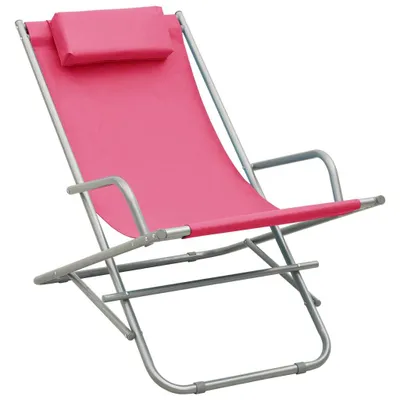 Immagine prodotto di Sedie a Dondolo 2 pz in Acciaio Rosa