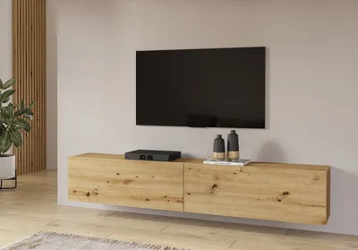Produktbild von TV-Möbel Glora mit 2 Türen, Weiß, 180cm