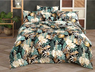 Produktbild von Leinen Satin 140x200, 70x90cm Walter gold