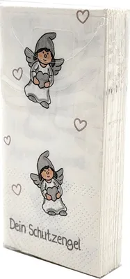 Produktbild von Papiertaschentücher 10er Schutzengel 3-lagiges Tissue Taschentücher