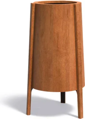 Produktbild von Adezz Botan Pflanzschale aus Corten-Stahl Pflanzgefäß Pflanzkübel Blumentopf