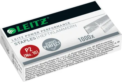 A box of Leitz staples.