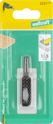 Produktbild von 1 zylindrische gebogene Profilraspel Durchm.12 mm WOLFCRAFT 2531000