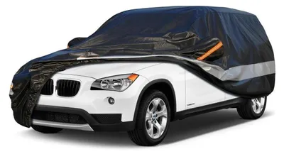 Immagine prodotto di Copertura per auto, 10 strati, impermeabile e traspirante, per BMW X1 (2009-2023), colore nero