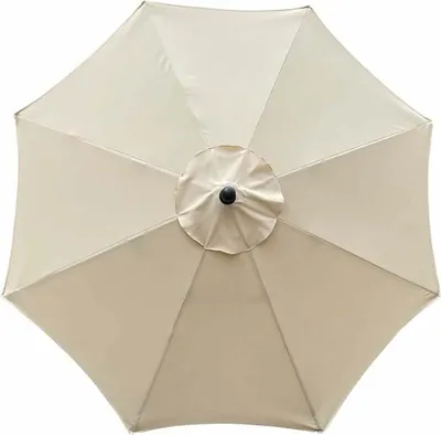 Produktbild von Ersatzbezug für Sonnenschirm, 8 Streben, 3 m, wasserdicht, UV-beständig, Ersatzstoff, beige