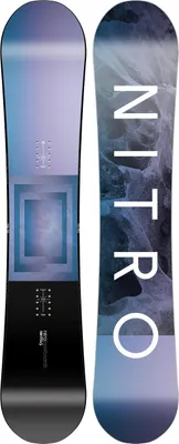 A snowboard shown from both the top and bottom sides.