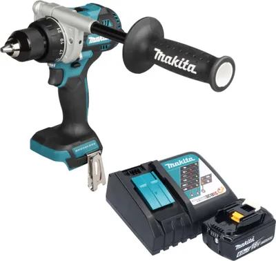 Obrázok produktu pre Akumulátorový vŕtací skrutkovač Makita DDF 492 RG1 18 V 141 Nm bez kefy + 1x akumulátor 6,0 Ah + nabíjačka