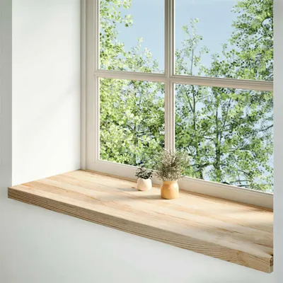 Zdjęcie produktu dla vidaXL Parapety 2 szt. Nieobrobione 120x40x2 cm lite drewno dębowe