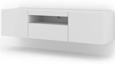 Zdjęcie produktu dla Homlando szafka RTV Aura 150 cm biały mat