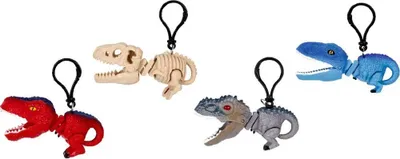 Produktbild von Die Spiegelburg Dino-Schnapper (Schlüsselanhänger) - T-Rex World, sort.i.D. bunt