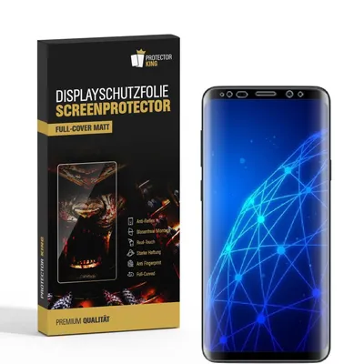 Zdjęcie produktu dla 2x osłona ekranu do Samsung Galaxy S8 Plus FULL COVER folia na ekran MATT