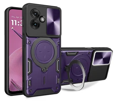 Produktbild von Techsuit CamGuard Pro Back Cover Hülle für Motorola Moto G55 - Lila
