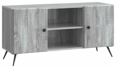 Image de Meuble TV vidaXL Sonoma gris 102 x 34,5 x 50 cm en aggloméré