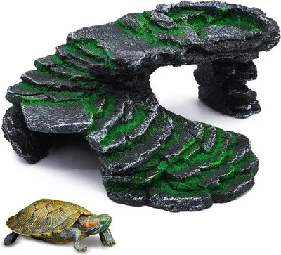 Produktbild von Famanu Schildkrötenunterkunft - Natürliche Dekoration für Aquarien und Terrarien