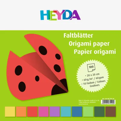 Zdjęcie produktu dla 5XHeyda 204875520 Faltbl.20x20 sort 10