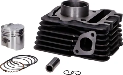 Image de Kit de cylindre DMP, cylindre 50 ccm, 4 temps, 4 soupapes, compatible avec le Piaggio New Fly 50