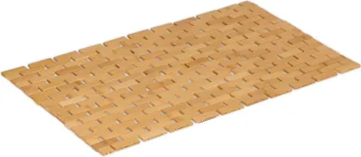 Image de Tapis de bain pliable en bambou