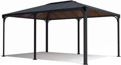 Image de Gazebo de jardin 493x359cm gris - Palram - 704672 - martinique