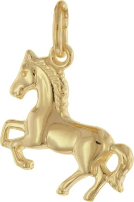 trendor 21216 Pferd Schmuck-Anhänger 925 Silber Vergoldet 1