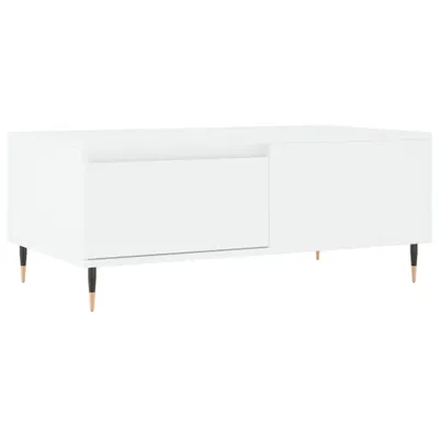 Zdjęcie produktu dla vidaXL Stolik kawowy biały 90x50x36,5 cm materiał drewnopochodny