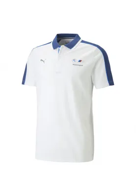 Produktbild von Puma BMW MMS Motorsport Herren Sport Poloshirt Weiß atmungsaktiv Größe L