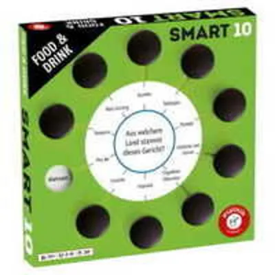 Produktbild von Piatnik - Smart 10 Zusatzfragen - Food & Drink Essen Trinken Quiz Rätsel Smartbox