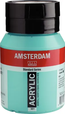 Produktbild von Royal Talens Acrylfarbe 661 Türkisgrün 500 ml Amsterdam Malen Künstler