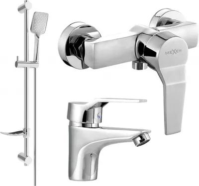 Produktbild von Mexen Caro DF62 Brausegarnitur, Chrom - 746604DF62-00