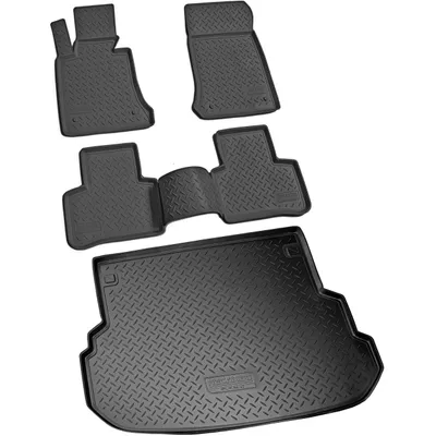 Produktbild von Fußmatten & Kofferraumwanne Set passend für  Mercedes GLK-Klasse, X204 | BJ 2008-2015