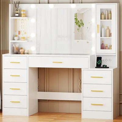 Image de Table de maquillage - Table de toilette - Coiffeuse