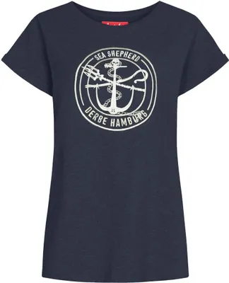 Produktbild von DERBE HAMBURG JF BARBE MONO GOTS iC Damen T-Shirt Sea Shepherd