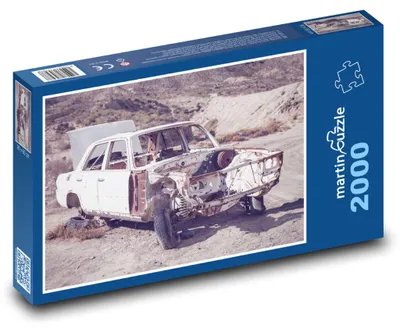 Zdjęcie produktu dla martinpuzzle - Puzzle 2000 - Vrak - samochód