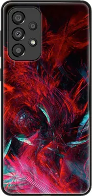 Produktbild von König Design Hülle kompatibel mit Samsung Galaxy A33 5G Kunststoff Soft Handyhülle - Handy Case Abstrakt
