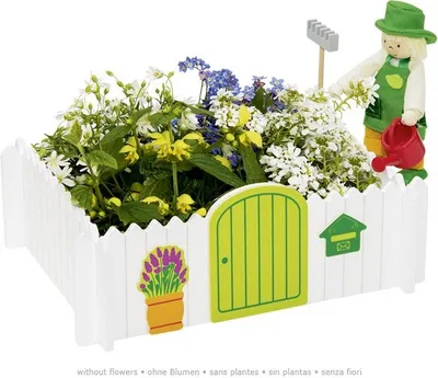Produktbild von goki 51721 Biegepuppe Gärtner, Mein eigener Garten, bunt (1 Set)